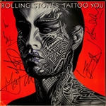 The Rolling Stones Amazing Group Signed "Tattoo You" Record Album with GEM MINT 10 Autographs - The Only Gem Mint Signed Album Extent! (Beckett/BAS LOA)(Grad Collection)