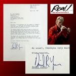 David Bowie Signed 1981 Letter with Rare Legal "David R. Jones" Signature (Epperson/REAL LOA)