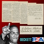 Malcolm X Little Extraordinary Handwritten & Signed Letter from Prison Written to the Prison Commissioner with Terrific Content (Beckett/BAS & PSA/DNA LOAs)