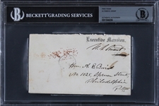 President Ulysses S. Grant Signed Executive Mansion Envelope with Presidential Free Frank! (Beckett/BAS Encapsulated)