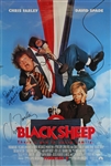 Chris Farley & David Spade Ultra Rare Signed "Black Sheep" Movie Poster (JSA LOA)