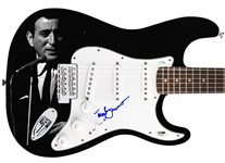 Tony Bennett Signed Custom Graphics Guitar (ACOA Authentication)(PSA/DNA Sticker)