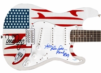 The Beach Boys: Mike Love Signed Custom Graphic Guitar (ACOA)