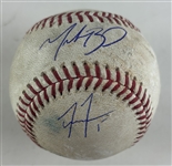 Freddie Freeman & Mookie Betts Game Used & Signed OML Baseball :: Used 8-28-2023 ARI vs. LAD :: Ball Pitched to Freeman & Betts! (PSA/DNA & MLB Hologram)