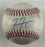 Freddie Freeman Signed & Game Used OML Baseball :: Used 4-12-2023 WSH vs. LAD :: Ball Pitched to Freeman (PSA/DNA & MLB Hologram)