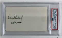 HP: William Hewlett & David Packard Signed 3" x 5" Index Card (PSA/DNA Encapsulated)