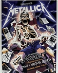 Metallica Unsigned Lot of Two Limited Edition 2022 Jonny Z Tribute Posters