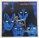 KISS: Ace Frehley & Paul Stanley Dual Signed "Creatures of the Night" Album Cover (Third Party Guaranteed)