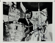 The Rolling Stones: Charlie Watts Signed 8" x 10" Photo (Beckett/BAS)