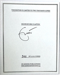 Eric Clapton Signed “Six-String Stories: The Crossroads Guitars” Limited-Edition Book (#900/2000) (Third Party Guaranteed)