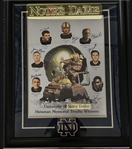 Notre Dame Multi-Signed Heisman Winners Photo in Framed Display w/ Hornung, Brown, & 5 Others! (Third Party Guaranteed)