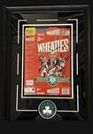Boston Celtics Multi-Signed Wheaties Box in Framed Display w/ Larry Bird & More! (6 Sigs)(Third Party Guaranteed)
