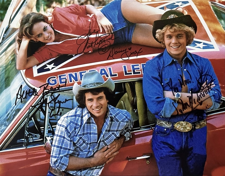 Dukes of Hazzard Cast IN-PERSON Signed 11x14 Photo #1 * Signed Nov 12, 2023   (Third Party Guarantee)