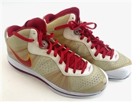 LeBron James Miami Heat Game-Used Sneakers, circa 2012 (Grey Flannel)
