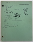 Rare & Original Vintage 1968 "Heres Lucy: Luckys Impossible MIssion" Script 
