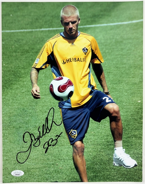 David Beckham Signed 11" x 14" Photo (JSA COA)