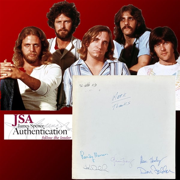 The Eagles RARE Group Signed "Hotel California" 1976 Test Pressing Album (JSA LOA)