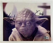 Star Wars: Frank Oz Signed 8" x 10" Color Photo with Desirable "Yoda" Inscription (Beckett/BAS LOA)