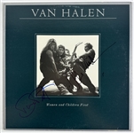 Van Halen: David Lee Roth & Alex Van Halen Dual Signed "Women and Children First" Album Cover (JSA)