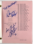 Lethal Weapon 3 Original Production Script Signed by Mel Gibson & Danny Glover (Beckett/BAS LOA)