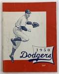Jackie Robinson Signed 8.5" x 11" 1950 Dodgers Yearbook (JSA LOA)