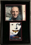Silence of the Lambs Framed Display w/ Anthony Hopkins & Jodie Foster Autographs (Beckett/BAS)(PSA/DNA)