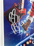 Christmas Vacation: Chevy Chase & Beverly D'Angelo Signed 11 x 17 Photo (Beckett/BAS)