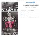 Lenny Kravitz Signed 24 x 36 2014 German Concert Poster (ACOA)