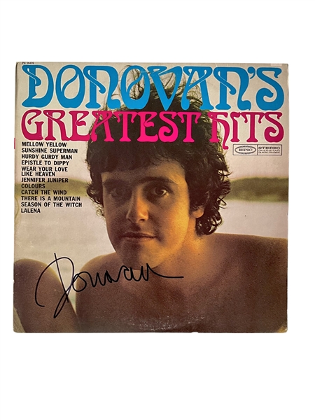 Donovan Signed “Donovan’s Greatest Hits” Album Record (Third Party Guaranteed)