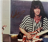Eddie Van Halen Signed 11 x 13.75 Photo (ex. John Brennan Collection)(JSA LOA)