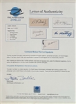 Apollo Moon Landing Pilots Signed Display w/ Collins, Gordon & More! (6 Sigs)(Zarelli LOA)
