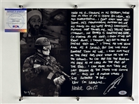 U.S. Navy Seal Robert O'Neill Signed Ltd. Ed. Bin Laden 11 x 14 Story Photo (PSA/DNA)