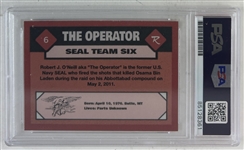 U.S. Navy Seal Robert O'Neill Signed Ltd. Ed. The Operator Trading Card w/ Gem Mint 10 Auto! (PSA/DNA Encapsulated)