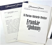 Al Pacino Signed Frankie & Johnny Movie Worn Pants, Official Press Kit and Soundtrack (Video & Signing Photo) (Beckett/BAS LOA)