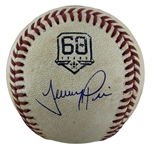 Jeremy Pena Game Used & Signed OML Baseball :: Used 6-12-2022 SEA vs. HOU :: Ball Pitched to Pena :: Pena HR Game :: WS MVP Year (PSA/DNA & MLB Hologram)