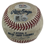Mike Trout Game Used & Signed OML Baseball :: Used 8-05-2020 SEA vs LAA (MLB Holo & PSA/DNA)