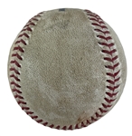 Mike Trout Game Used & Signed OML Baseball :: Used 8-05-2020 SEA vs LAA (MLB Holo & PSA/DNA)