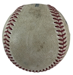 Mike Trout Game Used & Signed OML Baseball :: Used 8-05-2020 SEA vs LAA (MLB Holo & PSA/DNA)