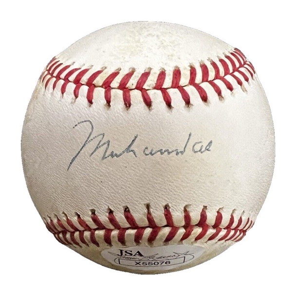 Muhammad Ali Vintage Signed ONL Baseball (JSA LOA)