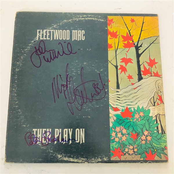 FLEETWOOD MAC Group Signed "Then Play On" Record Album (Beckett/BAS) 