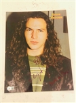 Pearl Jam: Eddie Vedder Signed Vintage Photograph w/ Break on Thru Inscription (Beckett/BAS)
