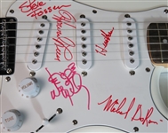 Heart Group Signed Fender Squier Stratocaster Guitar (5 Sigs)(JSA LOA)