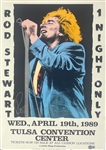 Rod Stewart Signed  Concert Poster (JSA)