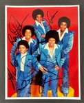 Jackson 5: Group Signed Photograph (5/Sigs) (JSA)