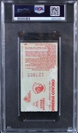 Dec. 15, 1984 - Michael Jordan 14 Points Ticket Stub - Philadelphia vs. Chicago - PR1 - (PSA/DNA Encapsulated))