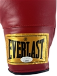 Jake Lamotta Signed Raging Bull Red Everlast Boxing Glove (JSA sTICKER)