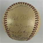 Babe Ruth Signed 1923 Yankees Reunion Baseball w/PSA/DNA EX-MT 6 Auto! (PSA/DNA)