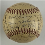 Babe Ruth Signed 1923 Yankees Reunion Baseball w/PSA/DNA EX-MT 6 Auto! (PSA/DNA)