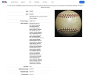 Babe Ruth Signed 1923 Yankees Reunion Baseball w/PSA/DNA EX-MT 6 Auto! (PSA/DNA)