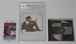 Garth Brooks Signed The Chase CD Booklet (Beckett/BAS Encapsulated & JSA COA)
